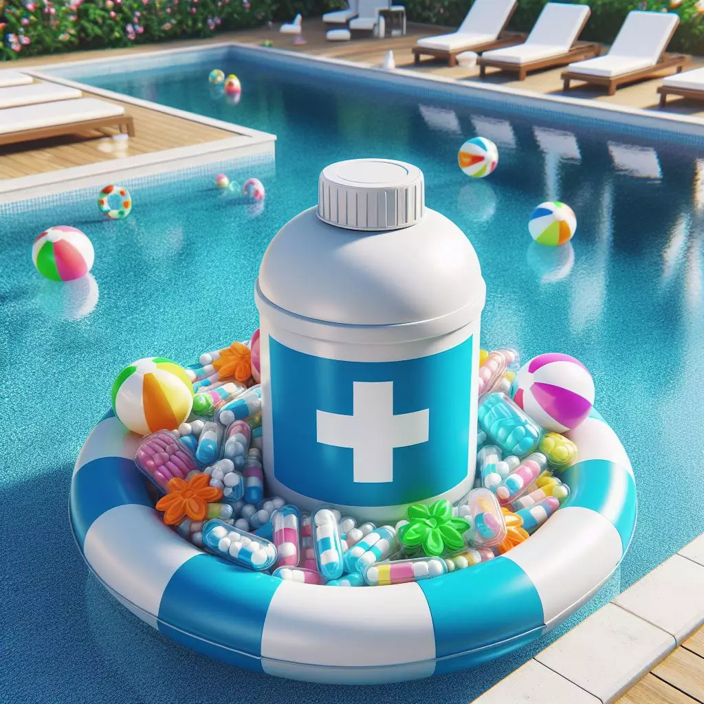 pool chlorine floater